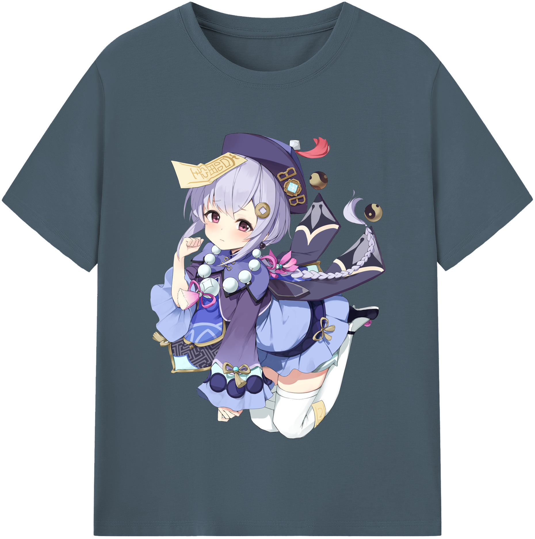 げんし神 七七 なな  genshin Nana 綿100％半袖Tシャツ（フロントプリント）
